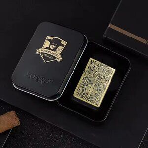 Zorro Oversized Kerosene Lighter Metal Personality Constantine Creative Heavy Ar